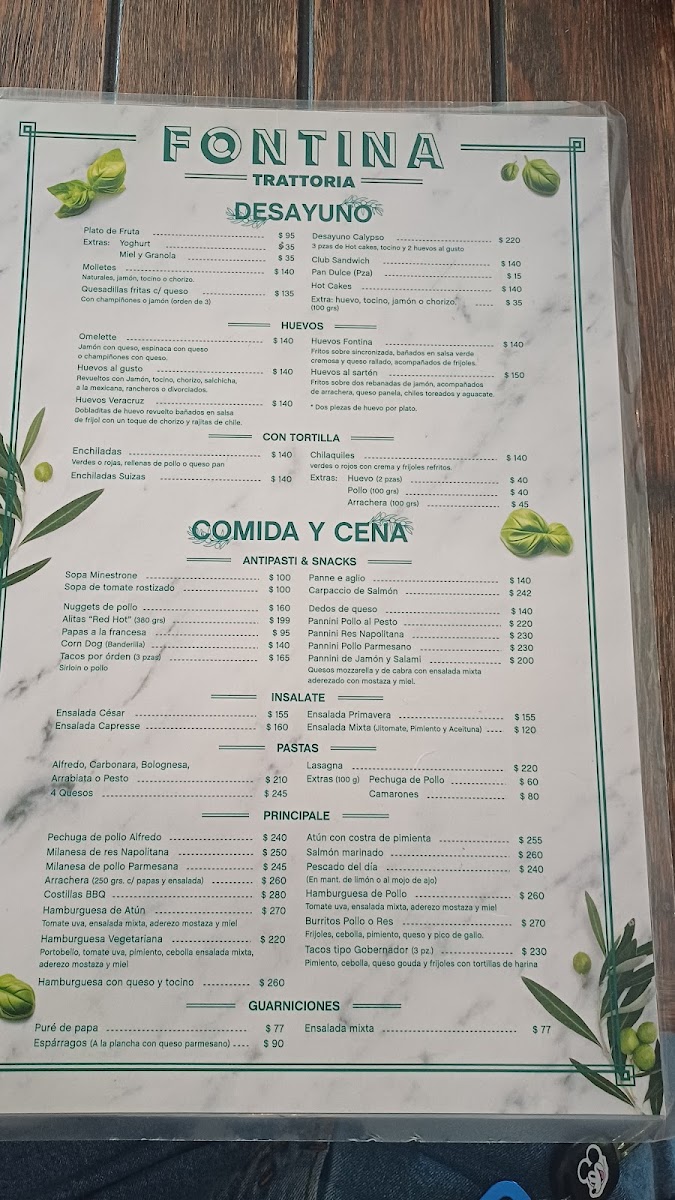 Fontina Trattoria Menu - Image 3