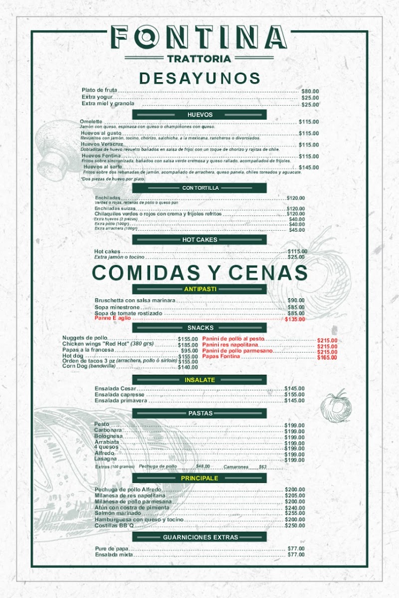 Fontina Trattoria Menu - Image 6